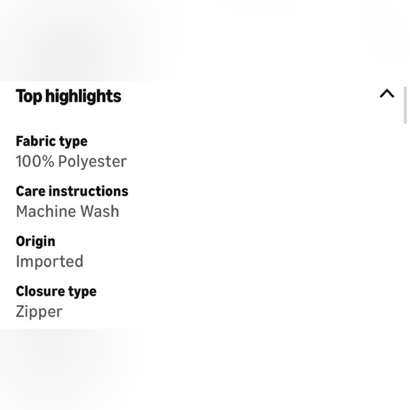 REORIA Off-Shoulder Beige Sweater with 2-Way Zipper Size Small NWT - Picture 13 of 16